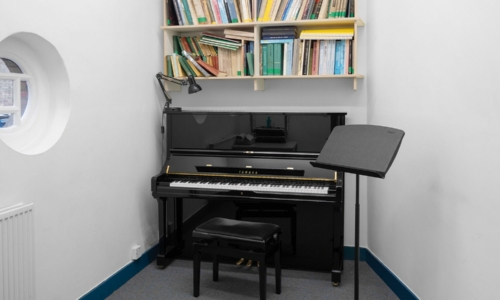 Piano in Practice Room One