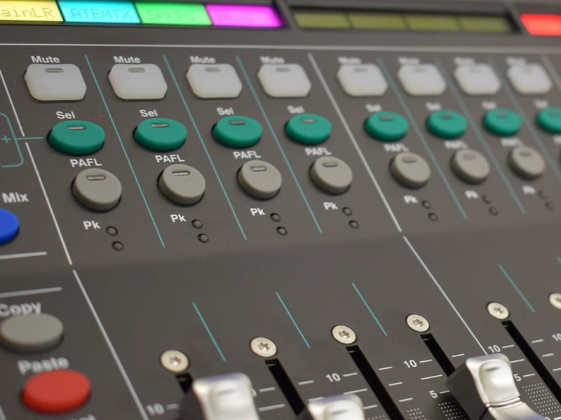 close up of livestreaming equipment