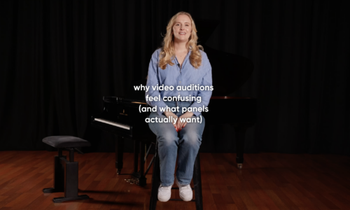 Nancy Holt discussing opera audition panels and video auditions